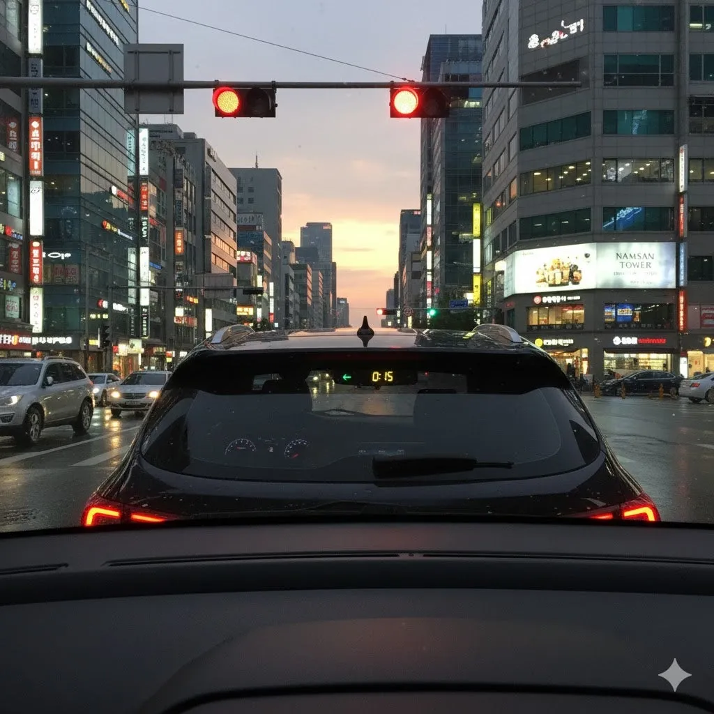 특히 비보호 좌회전에서의 경우, 혹은 직좌 차선일 경우는 깜박이는 필수입니다.