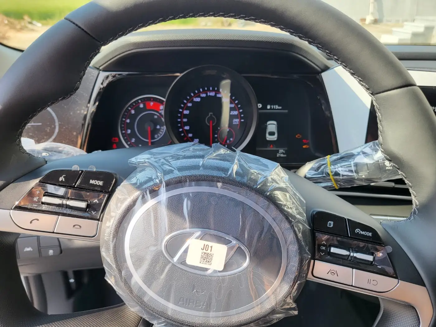 현대 신형 핸들