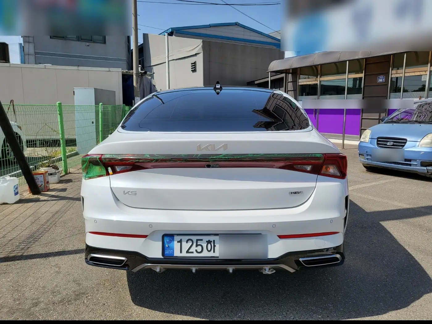 K5하이브리드 후면 이미지